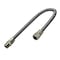 Flextron Gas Line Hose 1/2'' O.D. x 24'' Length 3/8" FIP x MIP Fittings, Stainless Steel Flexible Connector FTGC-SS38-24I - alternate 1